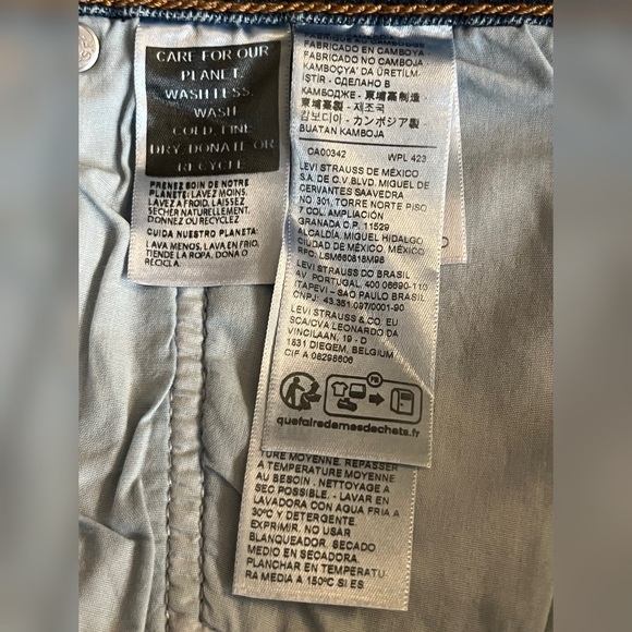 Levis Ribcage Straigth Ankle Jeans Style 726930218 Women’s Size -30x27 - Picture 10 of 13